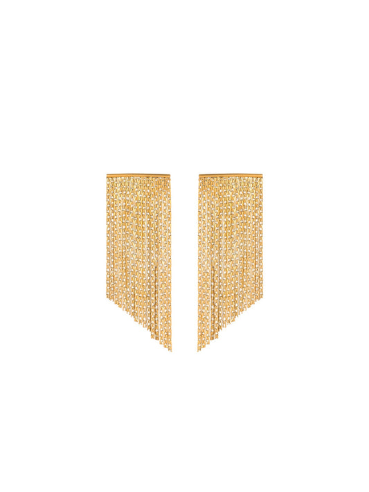 CHAIN FRINGE EARRINGS
