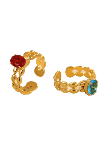 TWISTED ZIRCON RING