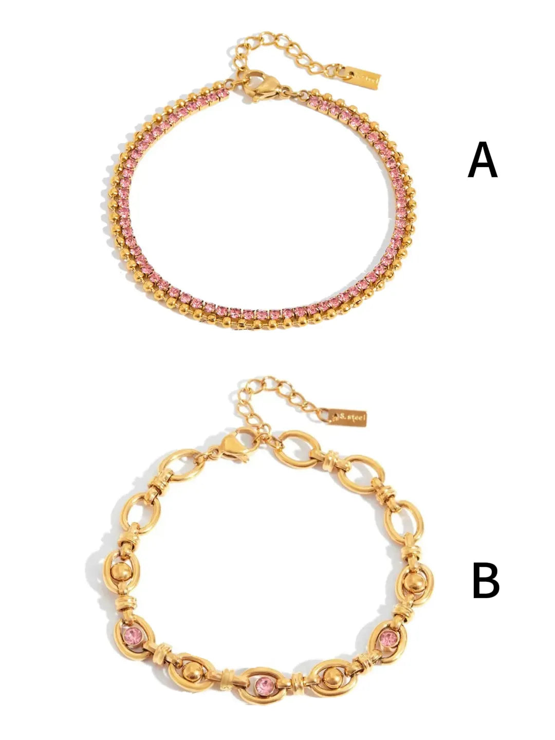 PINK ZIRCON BRACELET