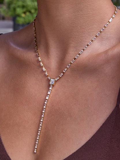 ZIRCON Y-NECKLACE