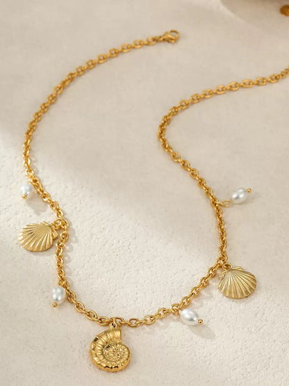 STARDUST SHELL NECKLACE