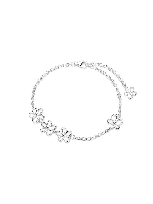 OPENWORK FLOWER BRACELET