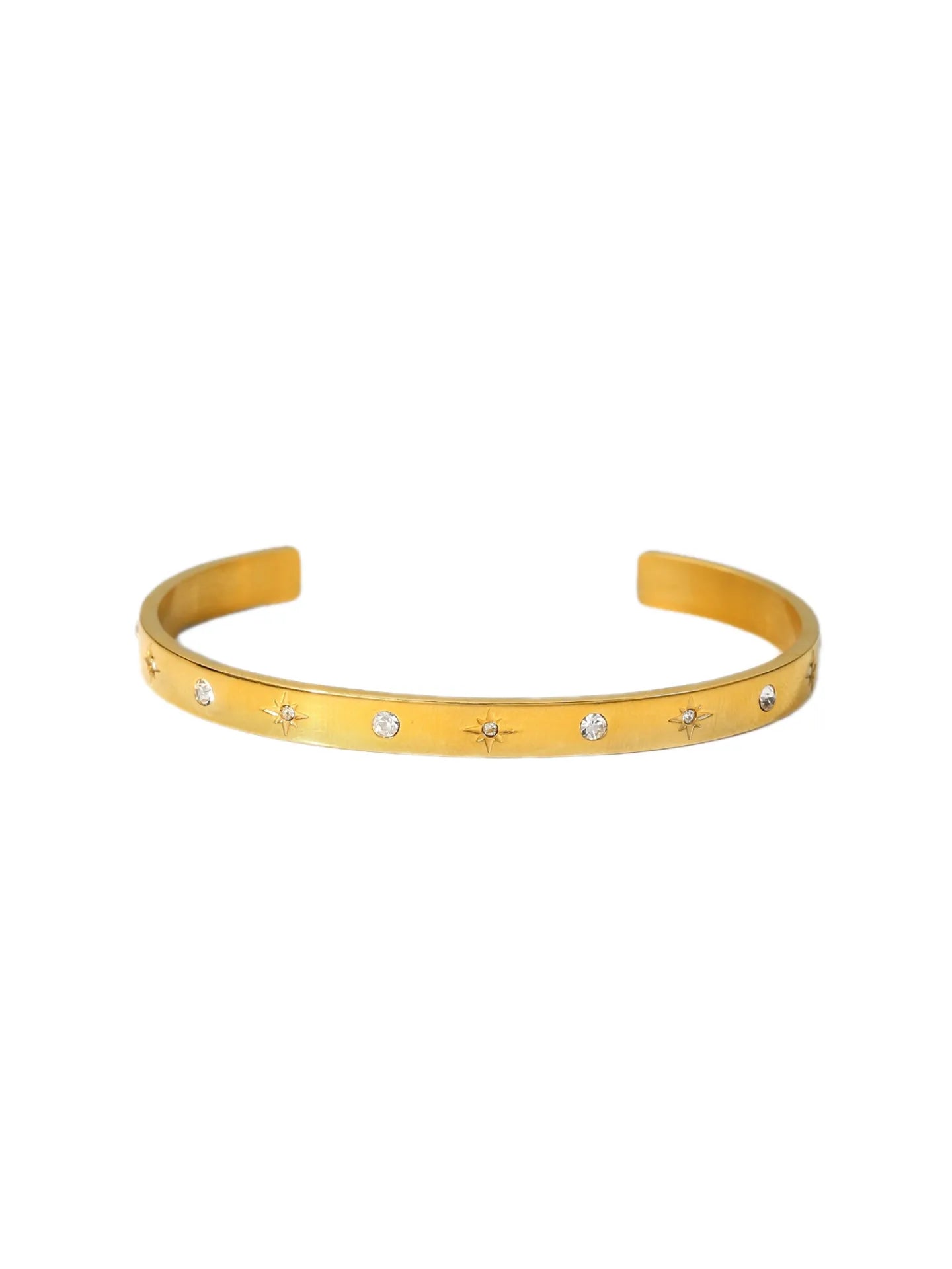 WHITE SNAKE BANGLE SET