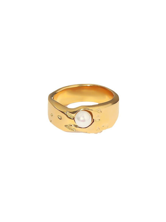 LAVA PEARL RING