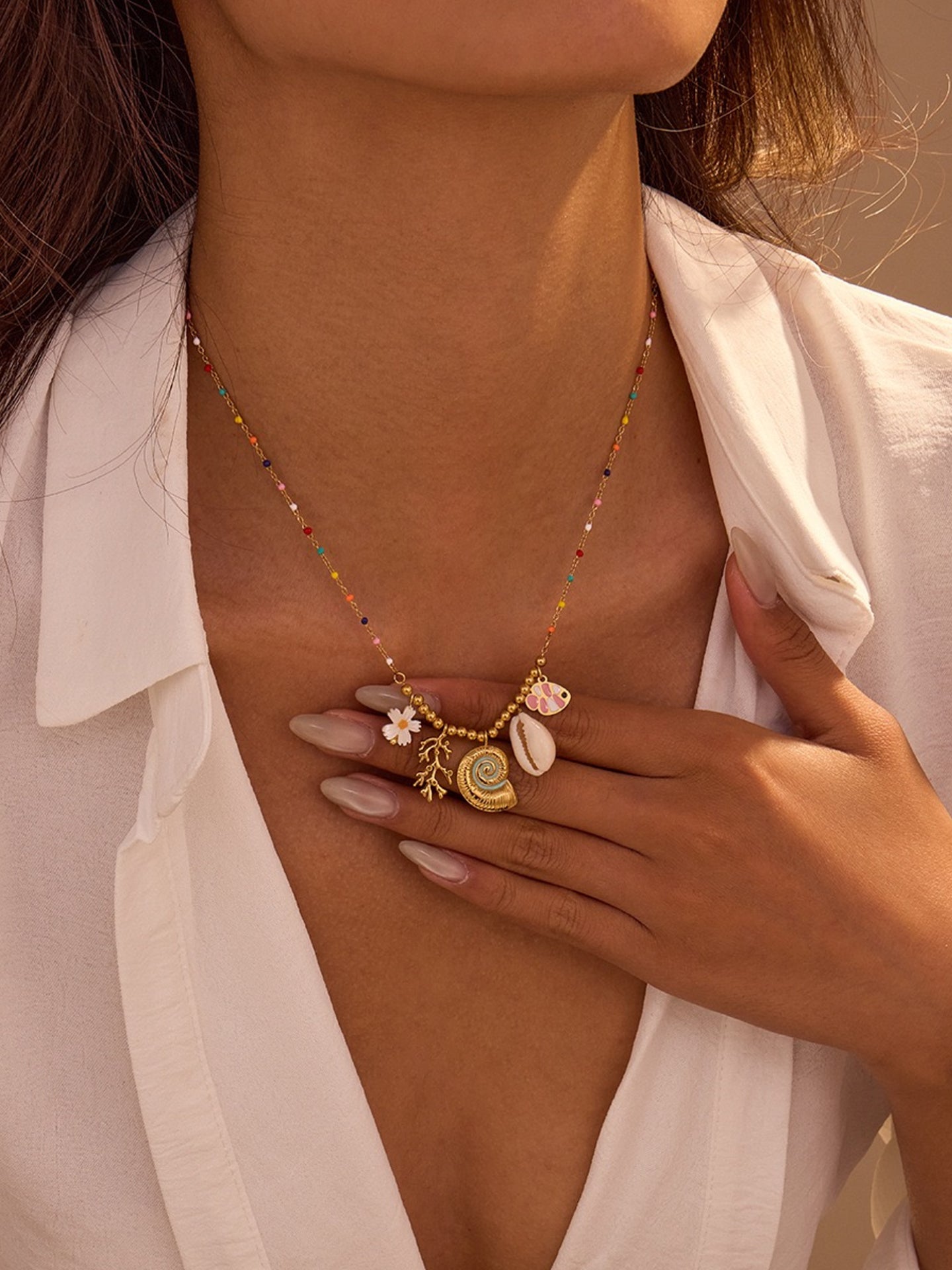 IRIDESCENT WAVE BEADS