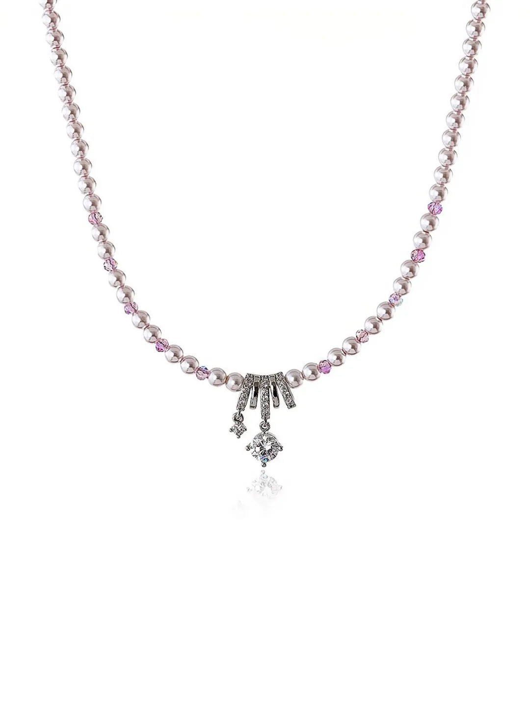 PEARL ZIRCON NECKLACE
