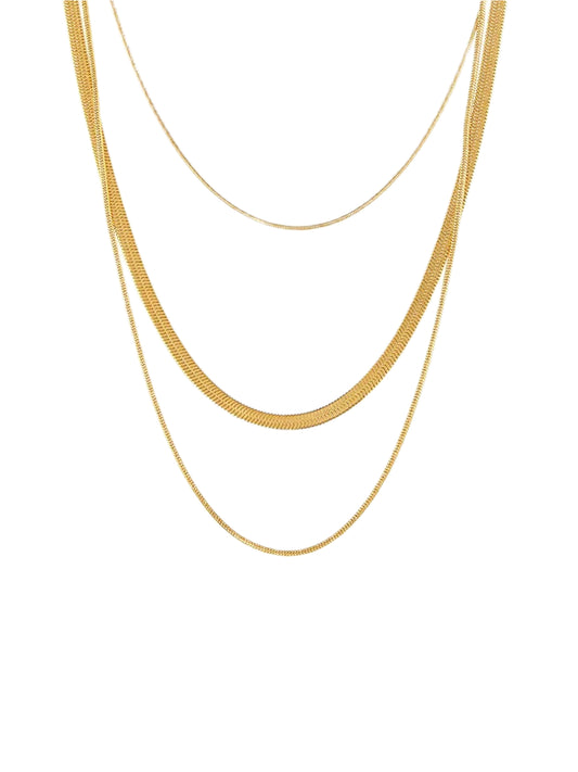 TRIPLE-LAYER SNAKE CHAIN