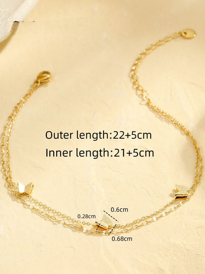 COLORFUL BUTTERFLY ANKLET
