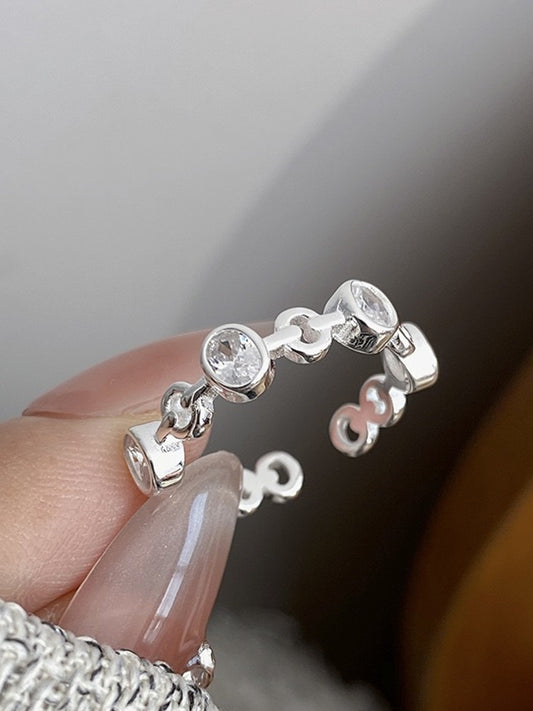 ZIRCON OPEN RING