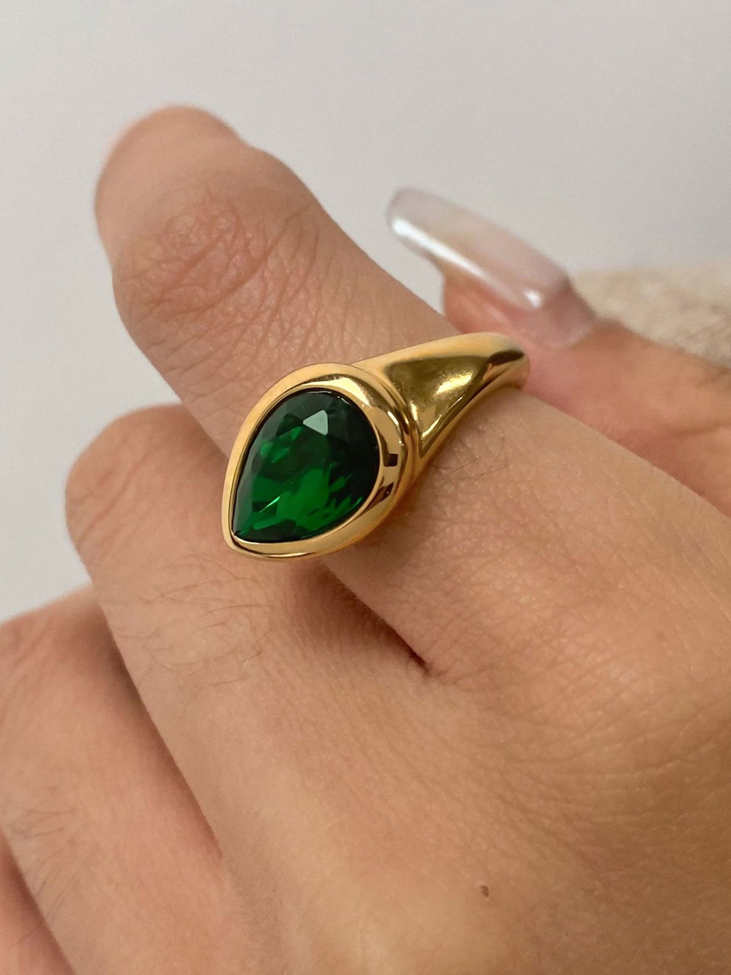 ZIRCON SNAKE RING