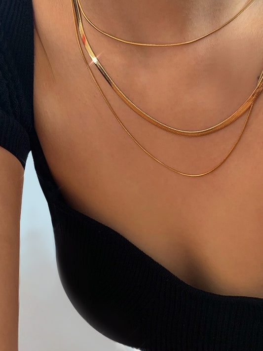 TRIPLE-LAYER SNAKE CHAIN