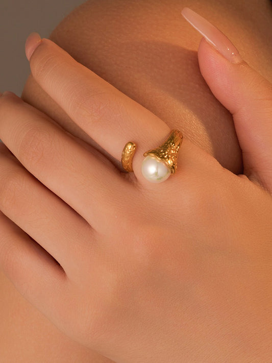 PEARL OPEN RING