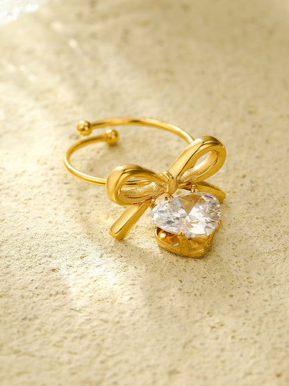 ZIRCON HEART RING