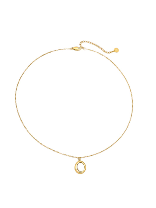 NATURAL MOTHER-OF-PEARL NECKLACE