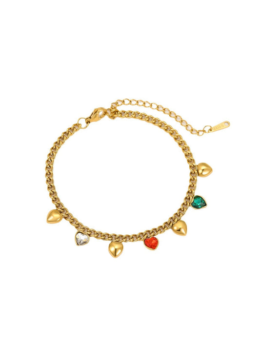 HEART ZIRCON BRACELET
