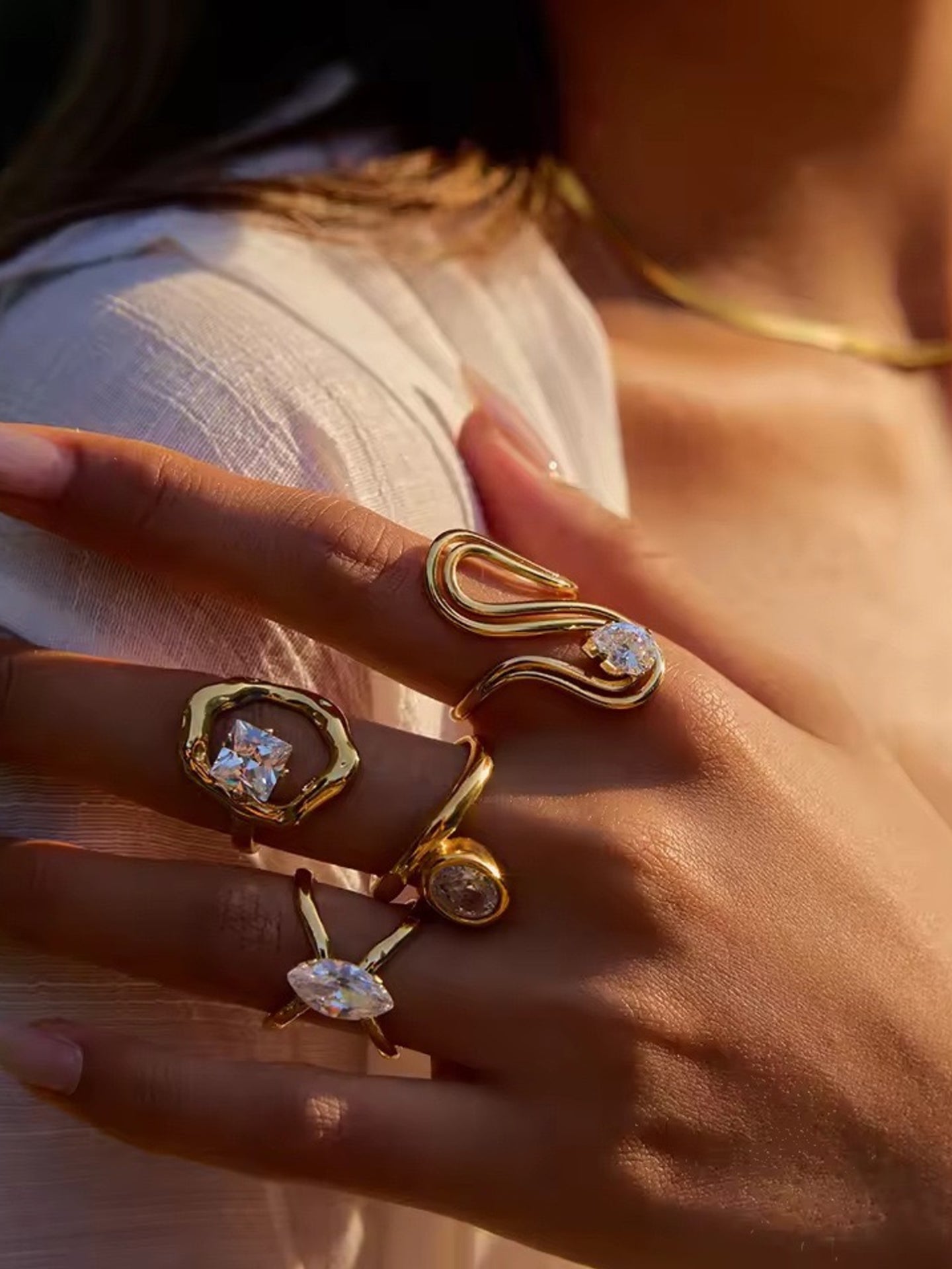 ZIRCON RING SET