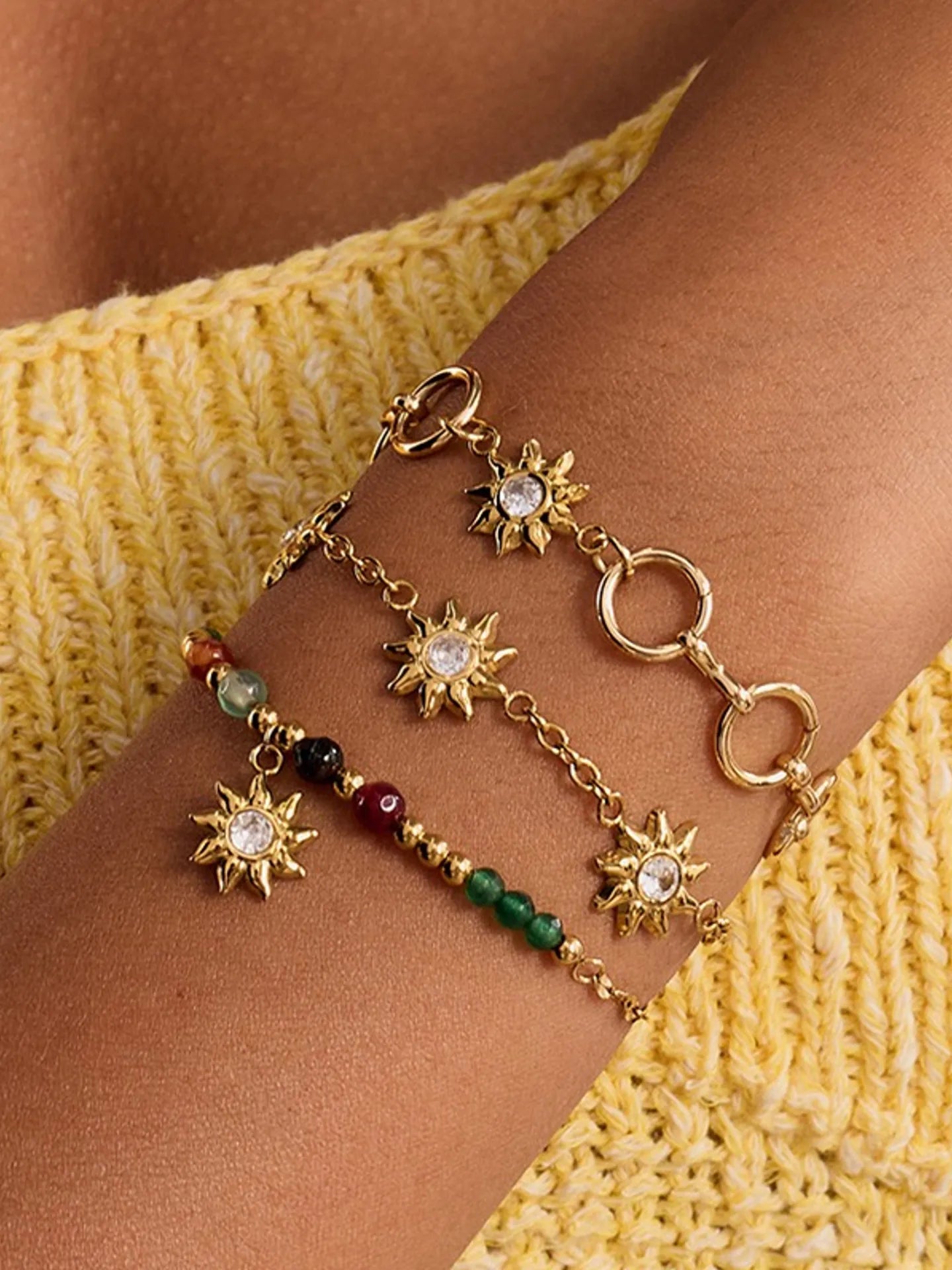 SUN & MOON BRACELET SET