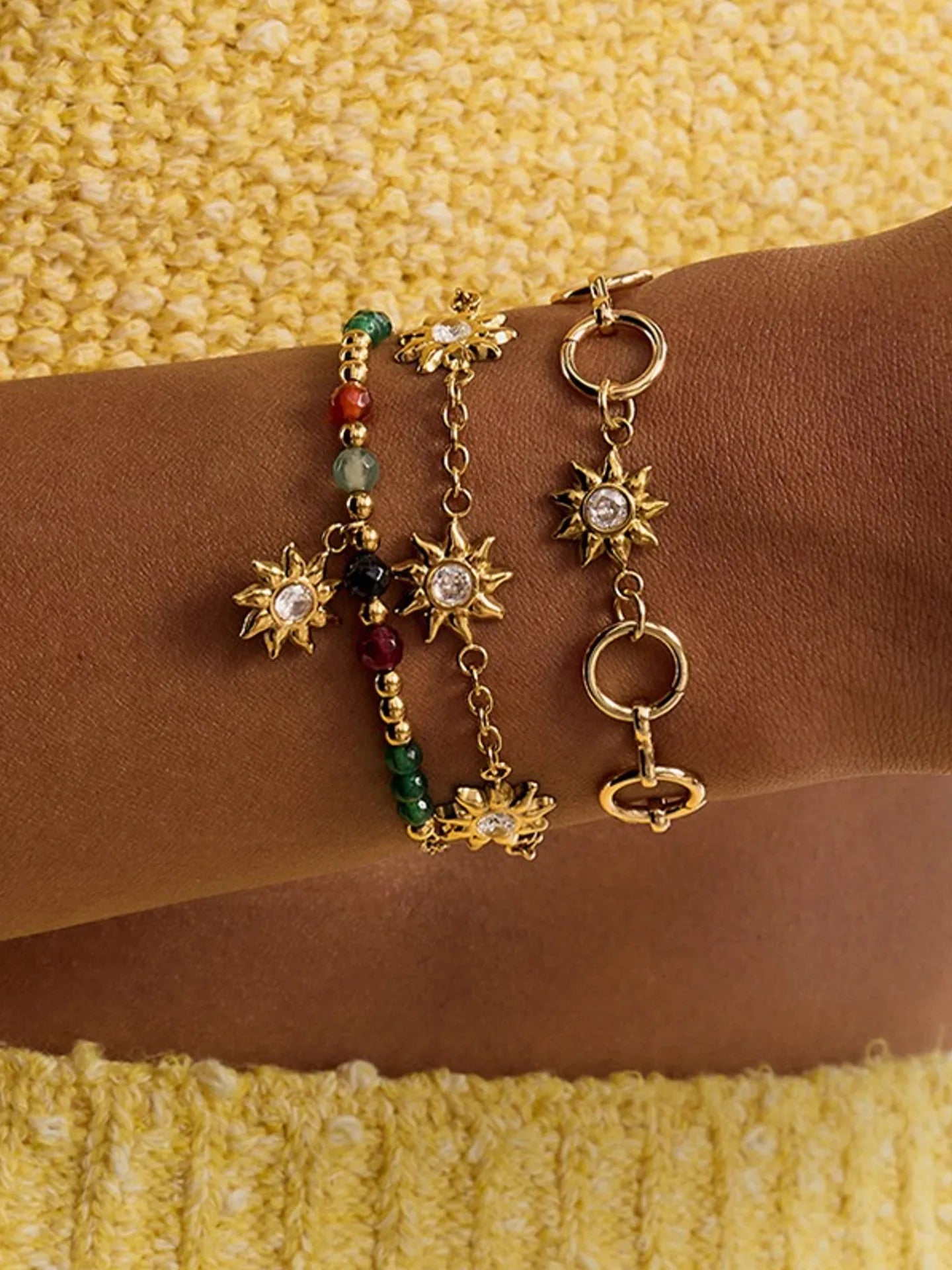 SUN & MOON BRACELET SET