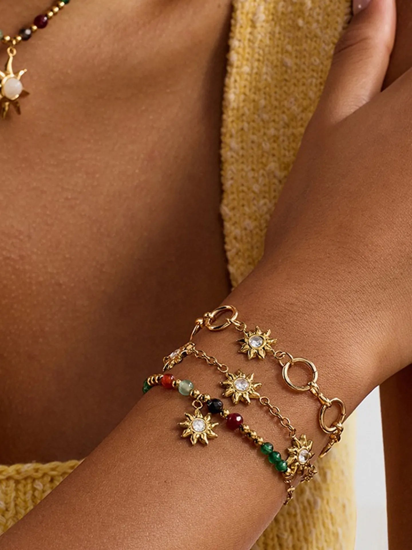 SUN & MOON BRACELET SET