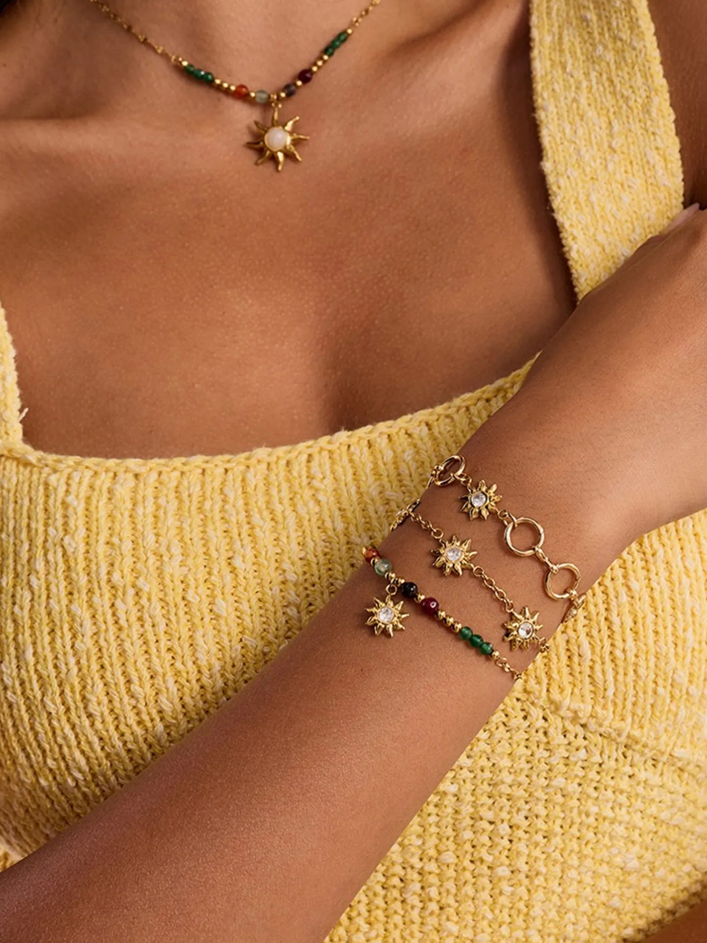 SUN & MOON BRACELET SET