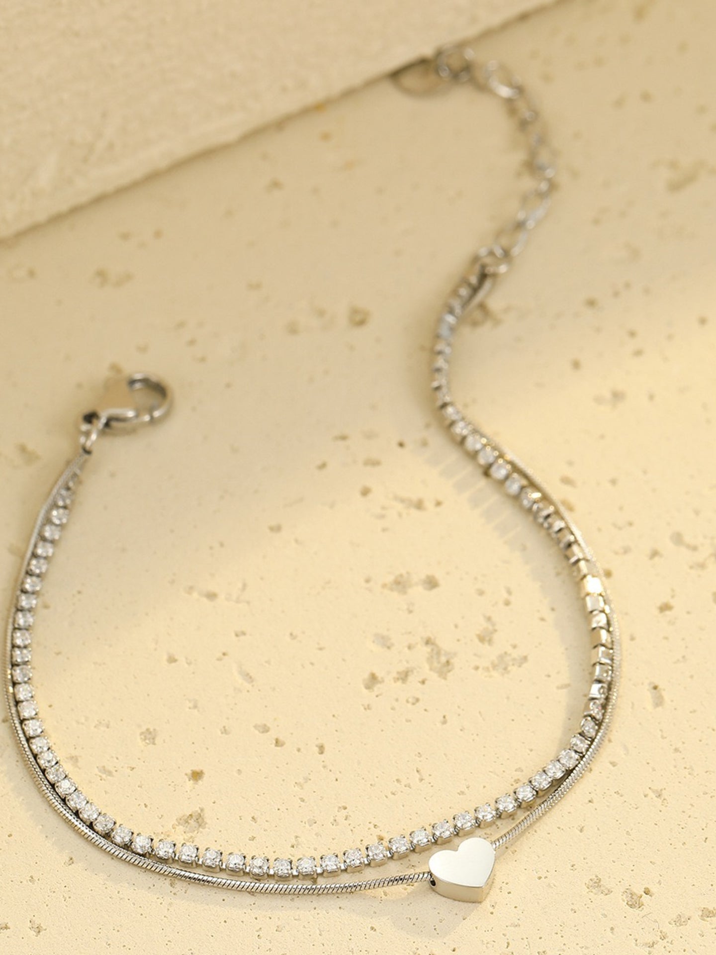 BRACELET DOUBLE COUCHE EN ZIRCON