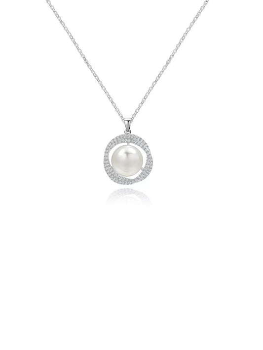 WRAPPED PEARL NECKLACE