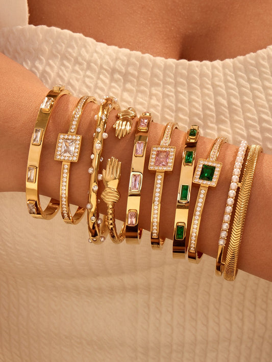 ZIRCON BANGLE SET