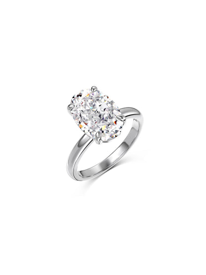 AURORA ICE-CUT SILVER RING