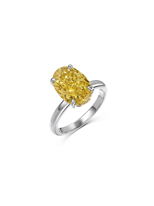 AURORA ICE-CUT SILVER RING