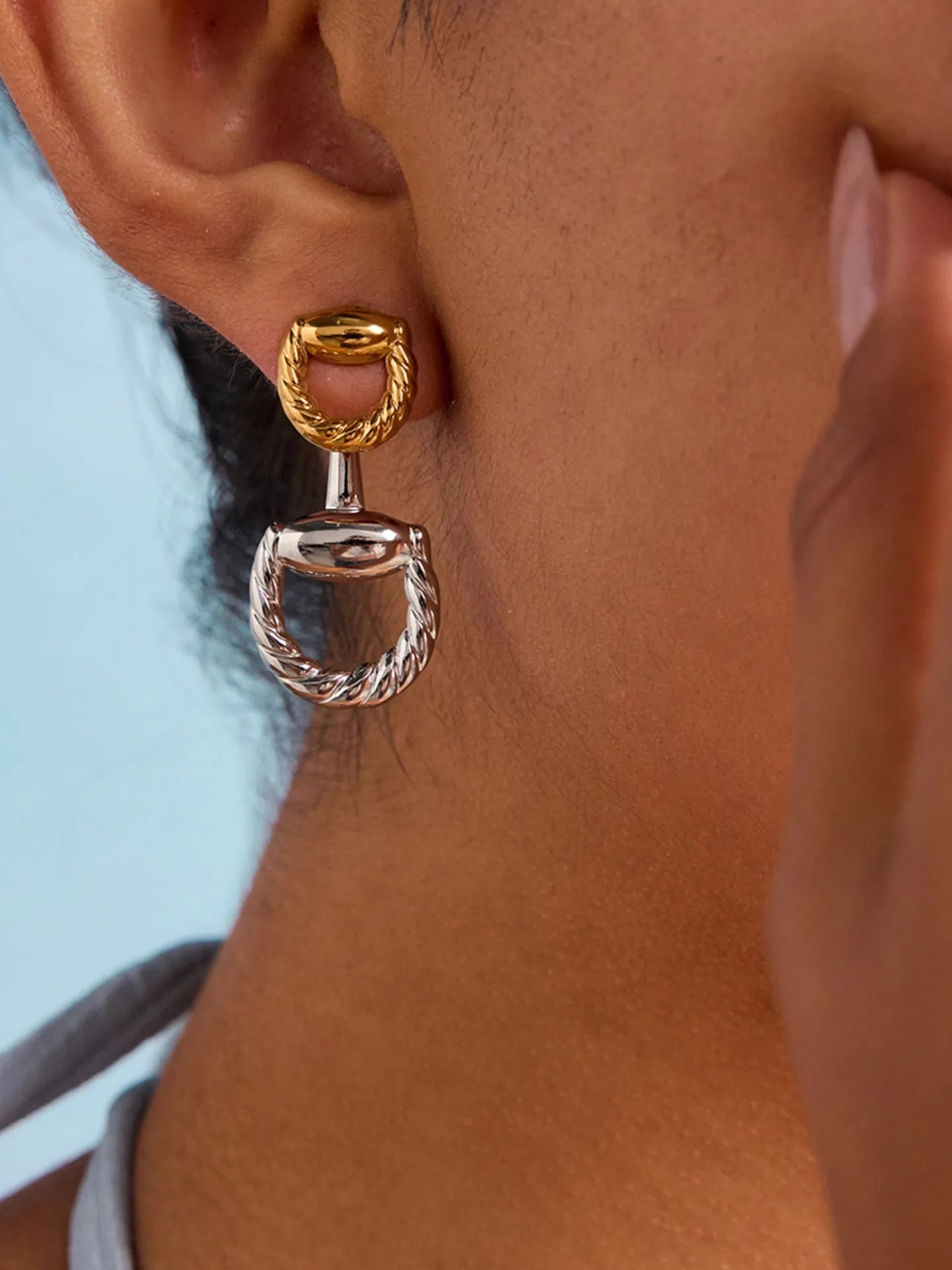 COLOR BLOCK EARRINGS