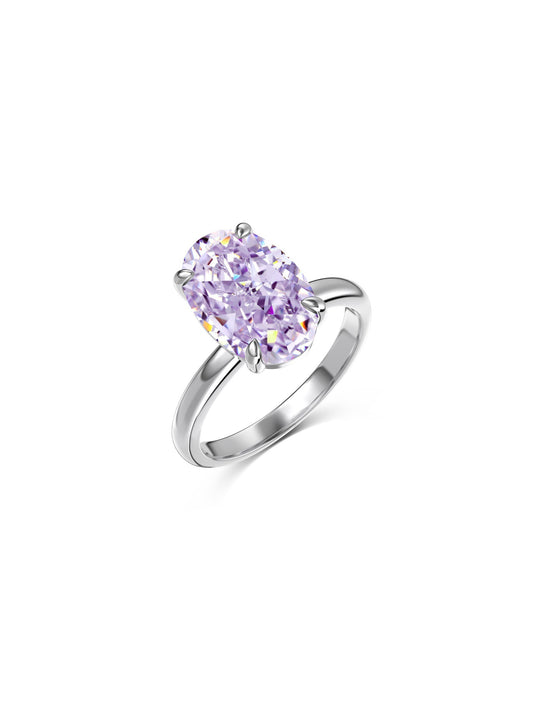 AURORA ICE-CUT SILVER RING