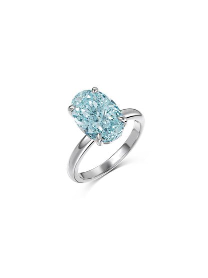 AURORA ICE-CUT SILVER RING