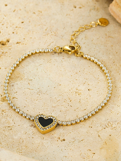 FULL PAVÉ HEART BRACELET
