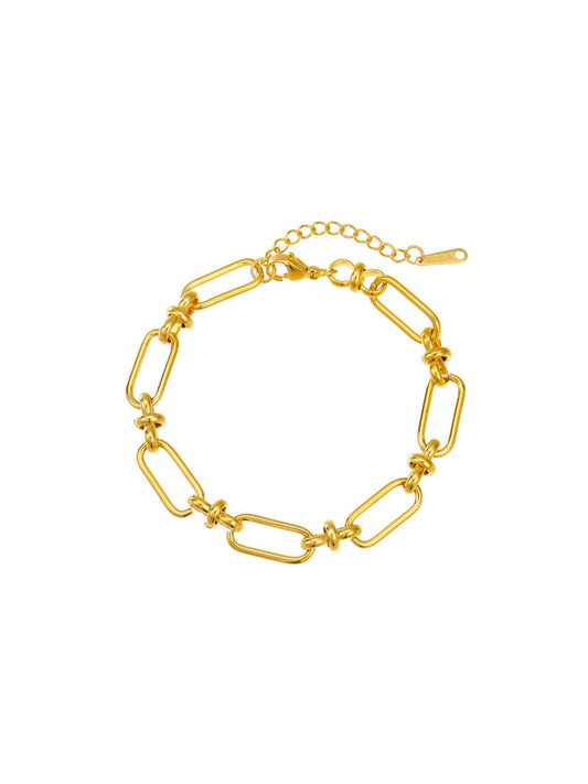 CROSS CLASP BRACELET