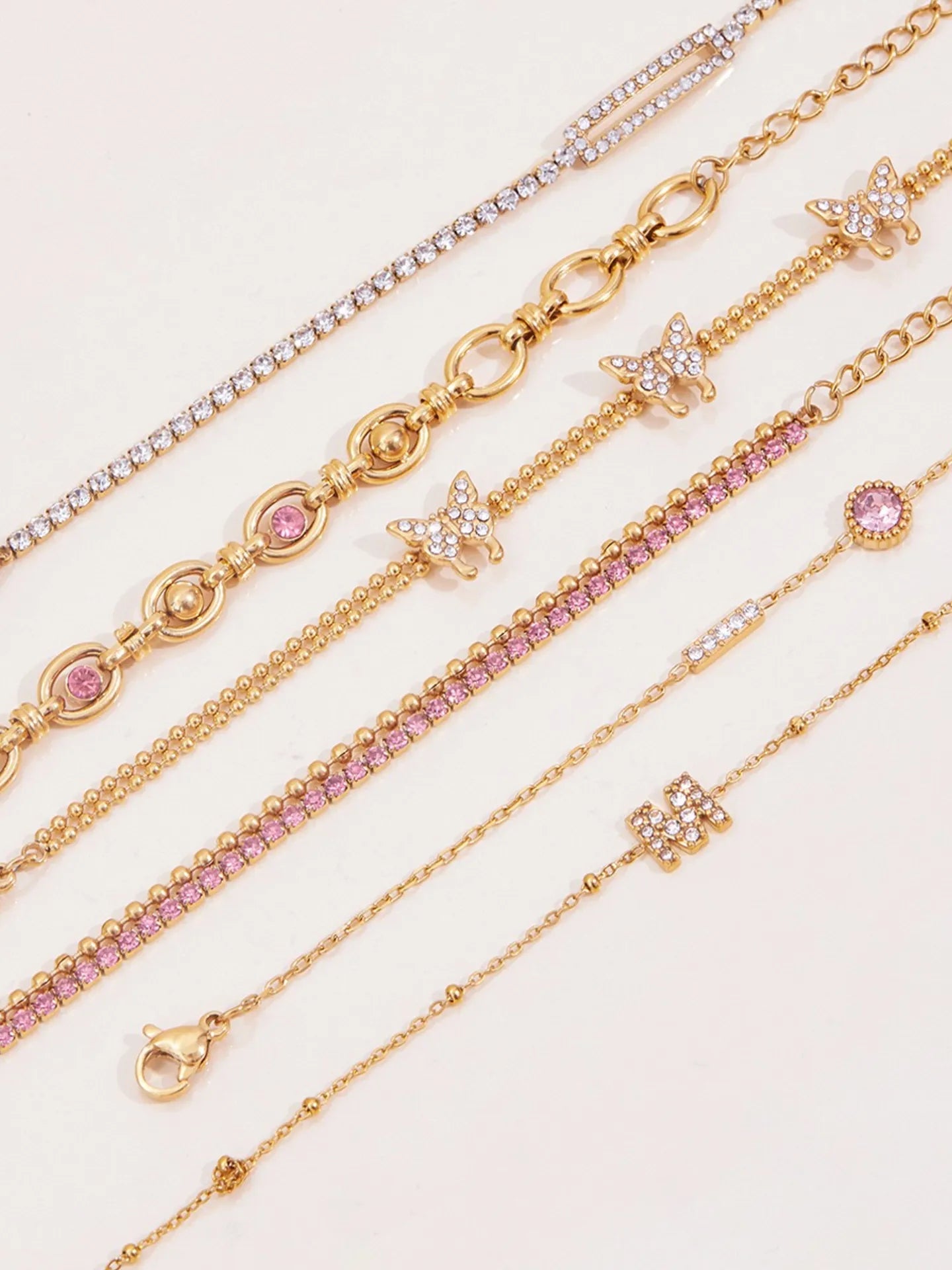 PINK ZIRCON BRACELET