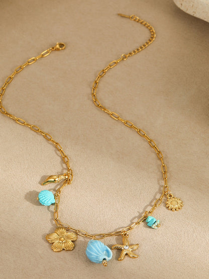 BEACH FRINGE NECKLACE