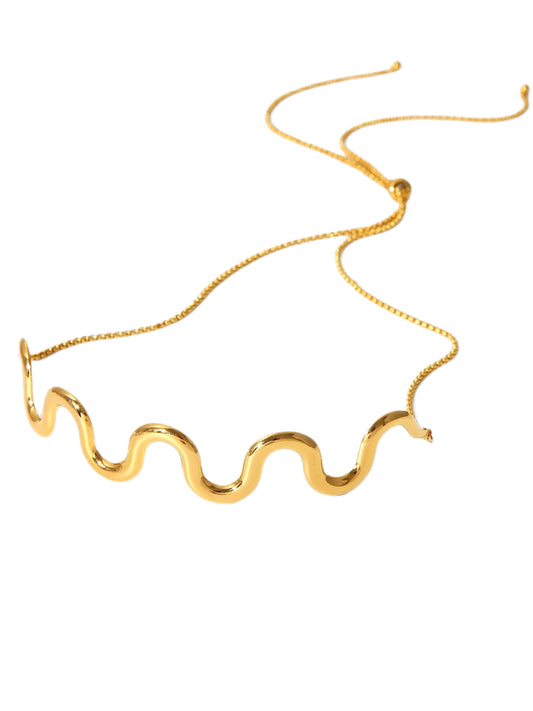 FRENCH WAVE NECKLACE