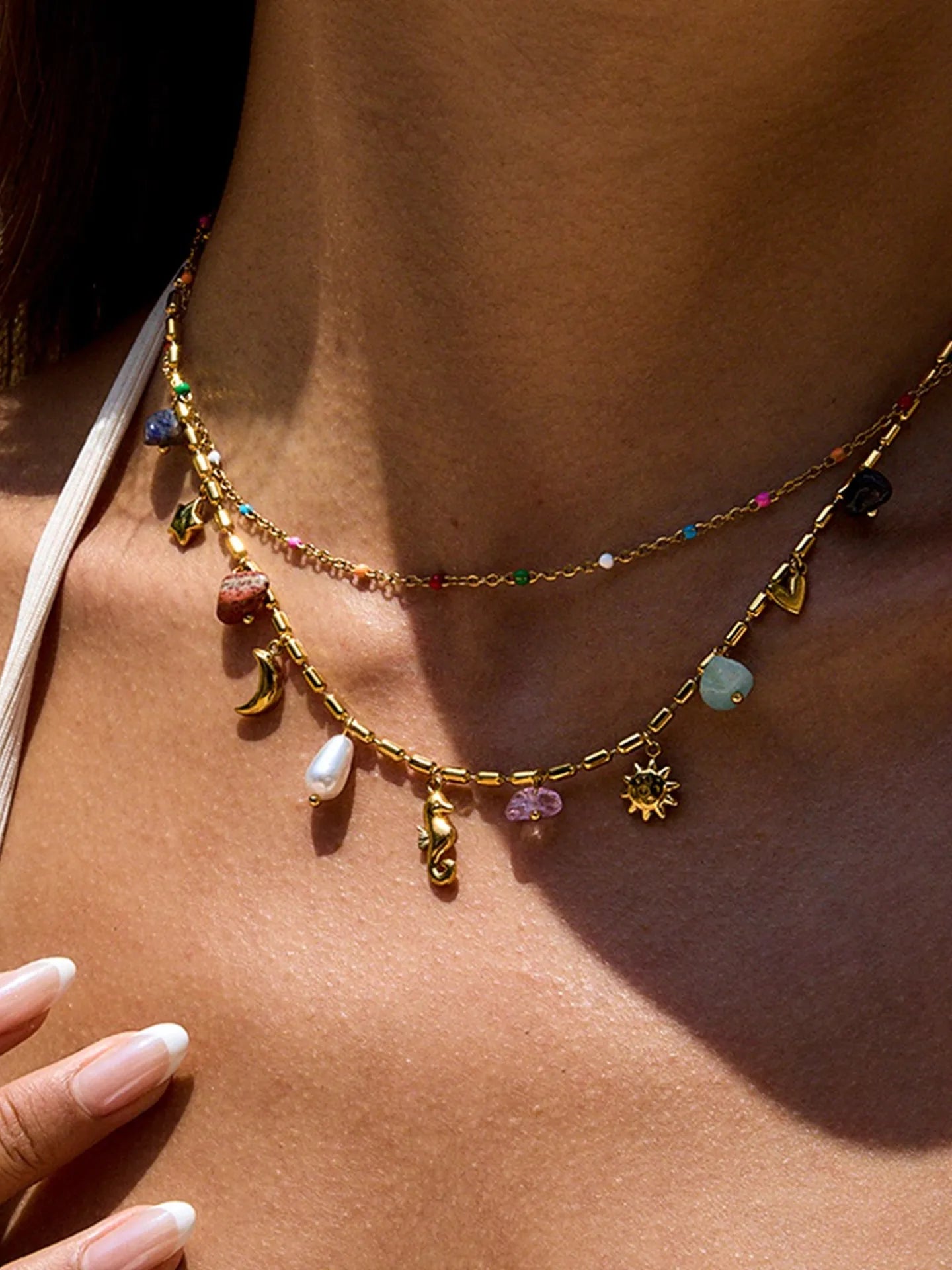 ELEGANT TWO-TIER NECKLACE
