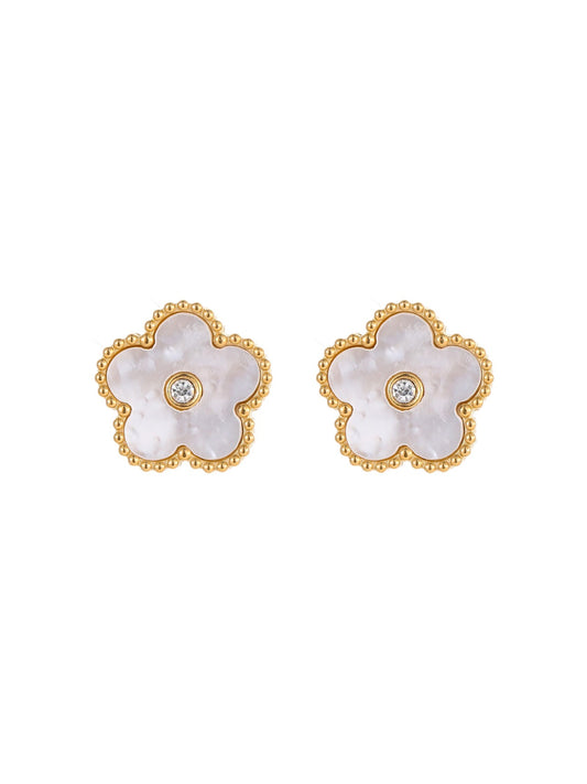 PLUM BLOSSOM EARRINGS