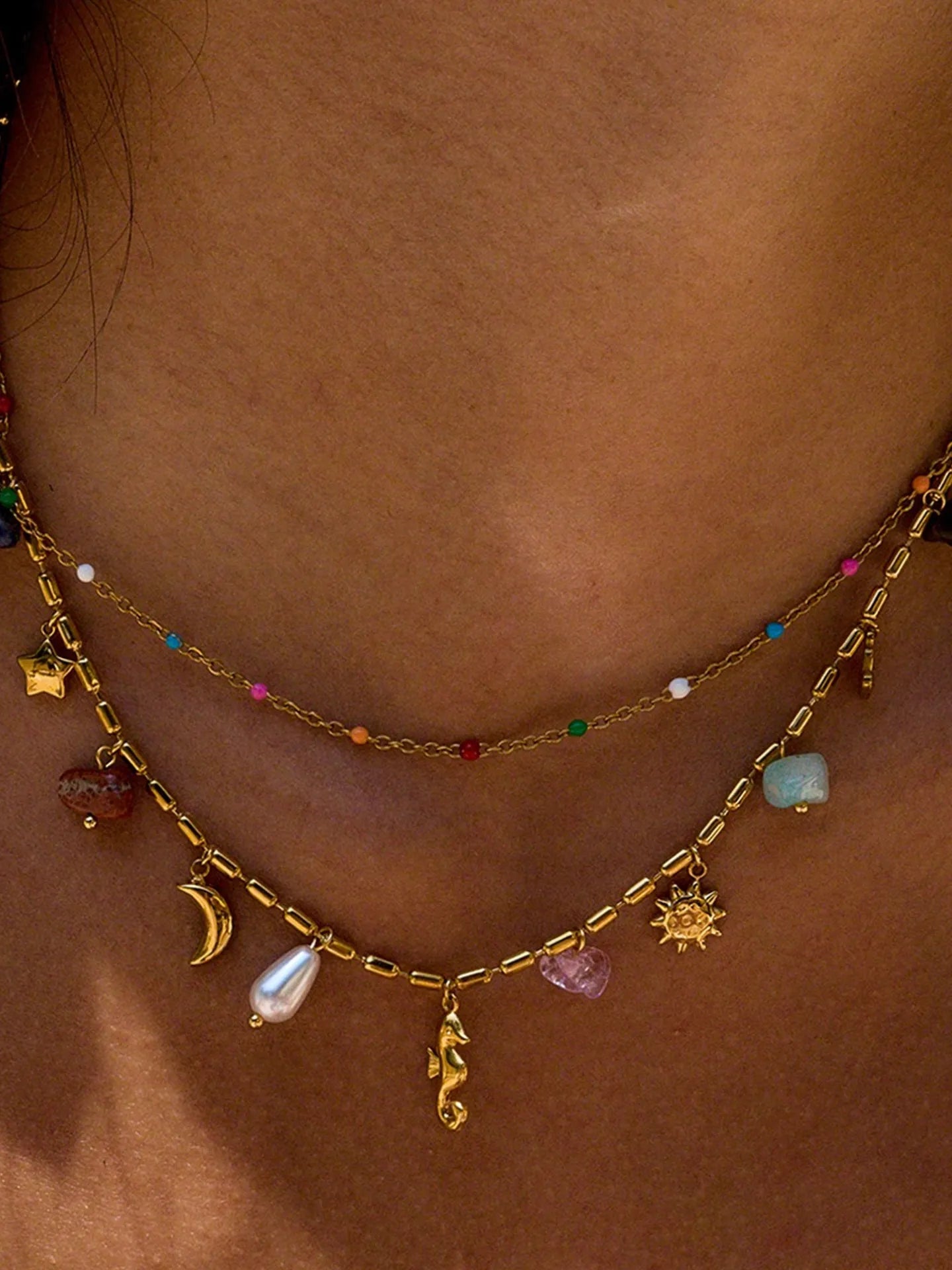 ELEGANT TWO-TIER NECKLACE