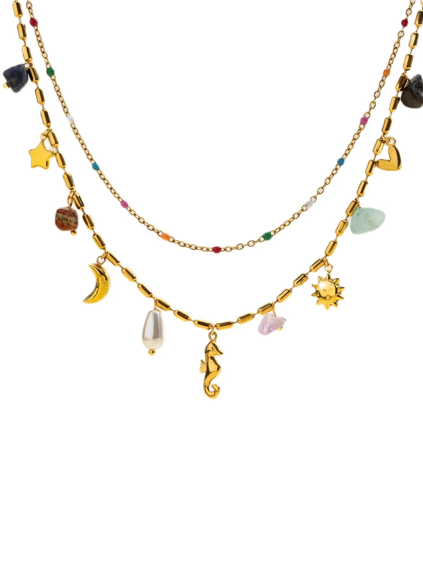 ELEGANT TWO-TIER NECKLACE
