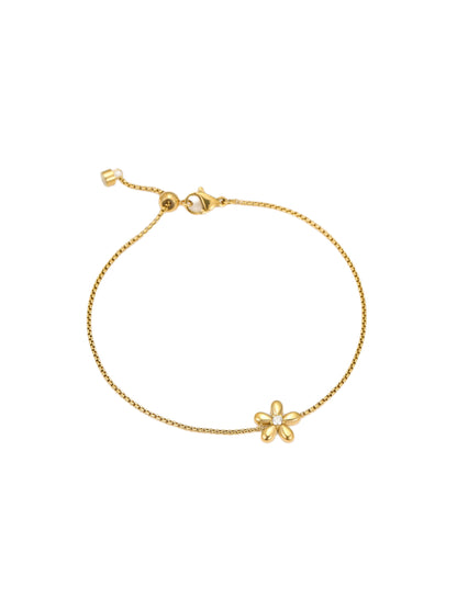 METAL FLORAL BRACELET
