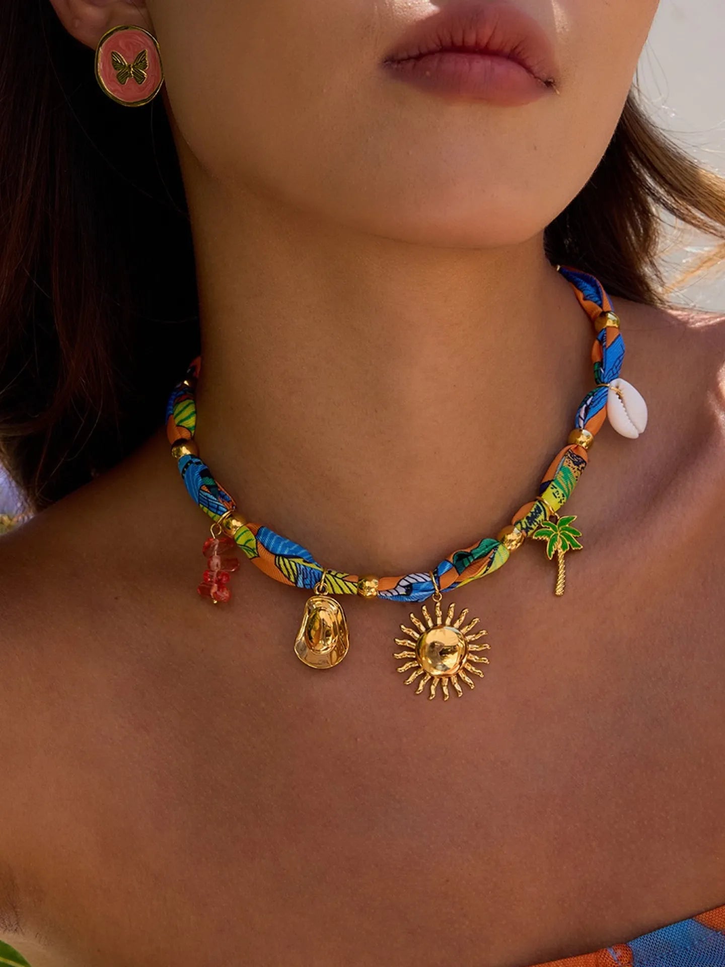 VACATION SCARF NECKLACE