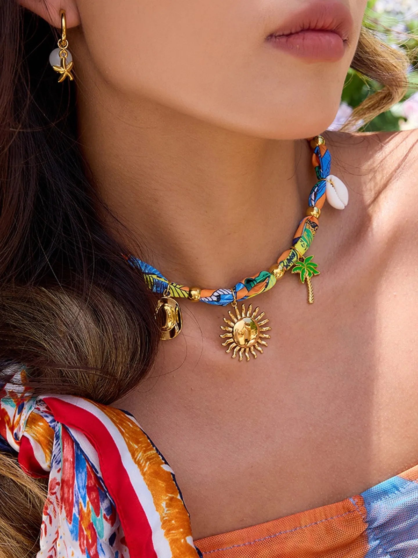 VACATION SCARF NECKLACE