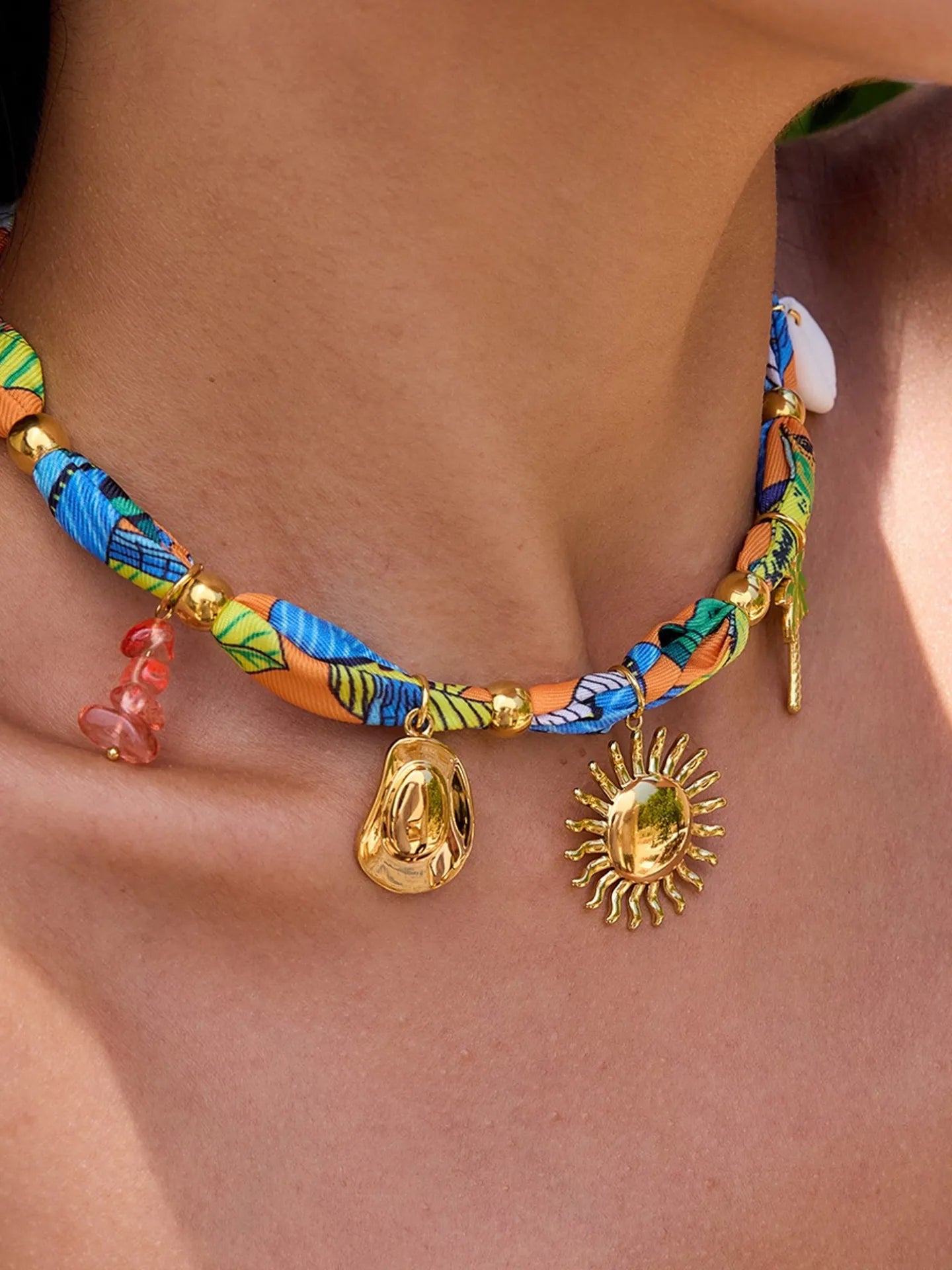 VACATION SCARF NECKLACE