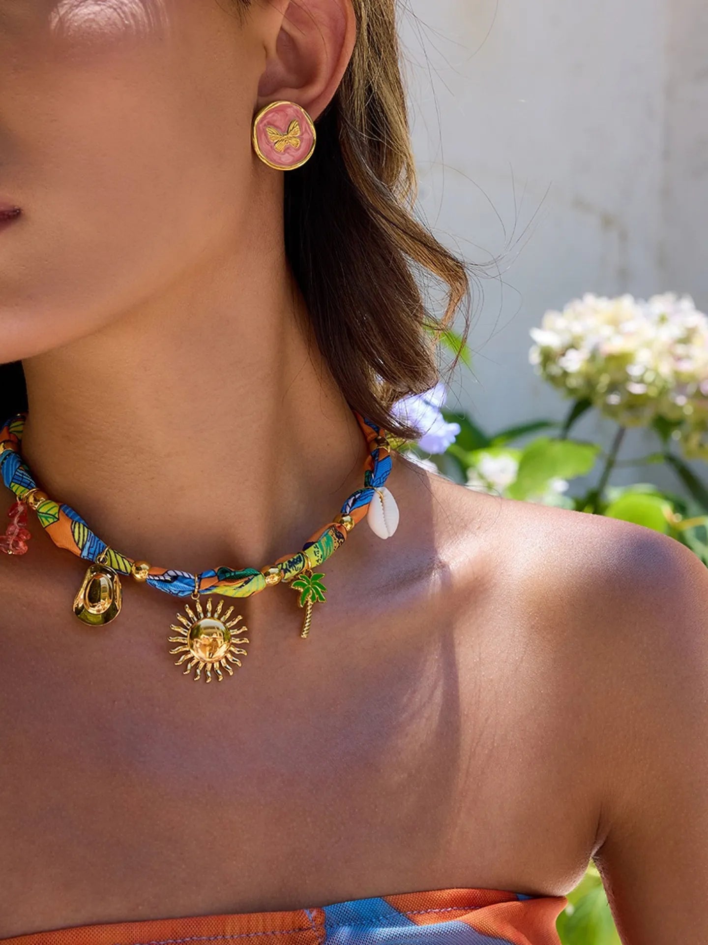 VACATION SCARF NECKLACE