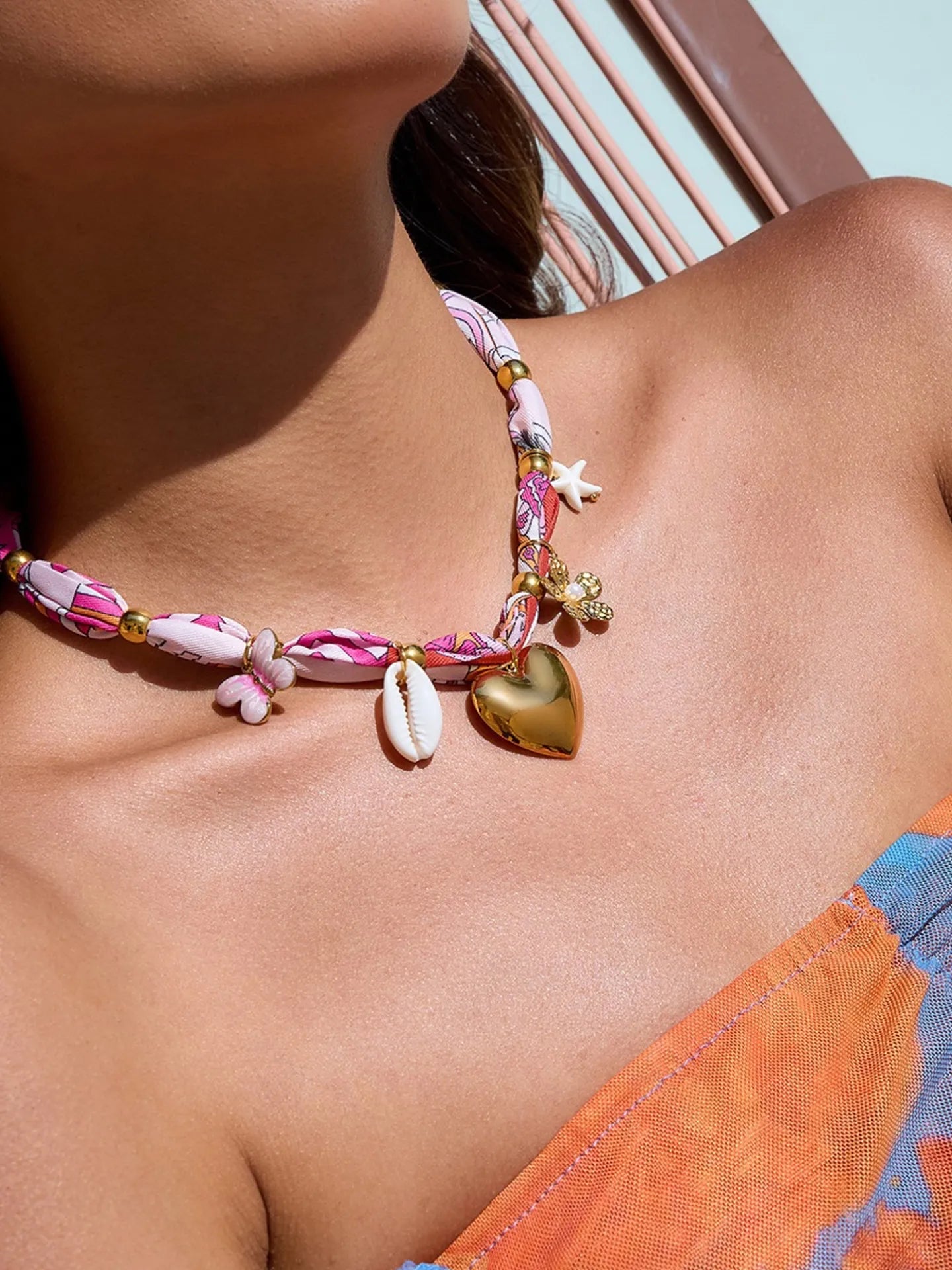 VACATION SCARF NECKLACE
