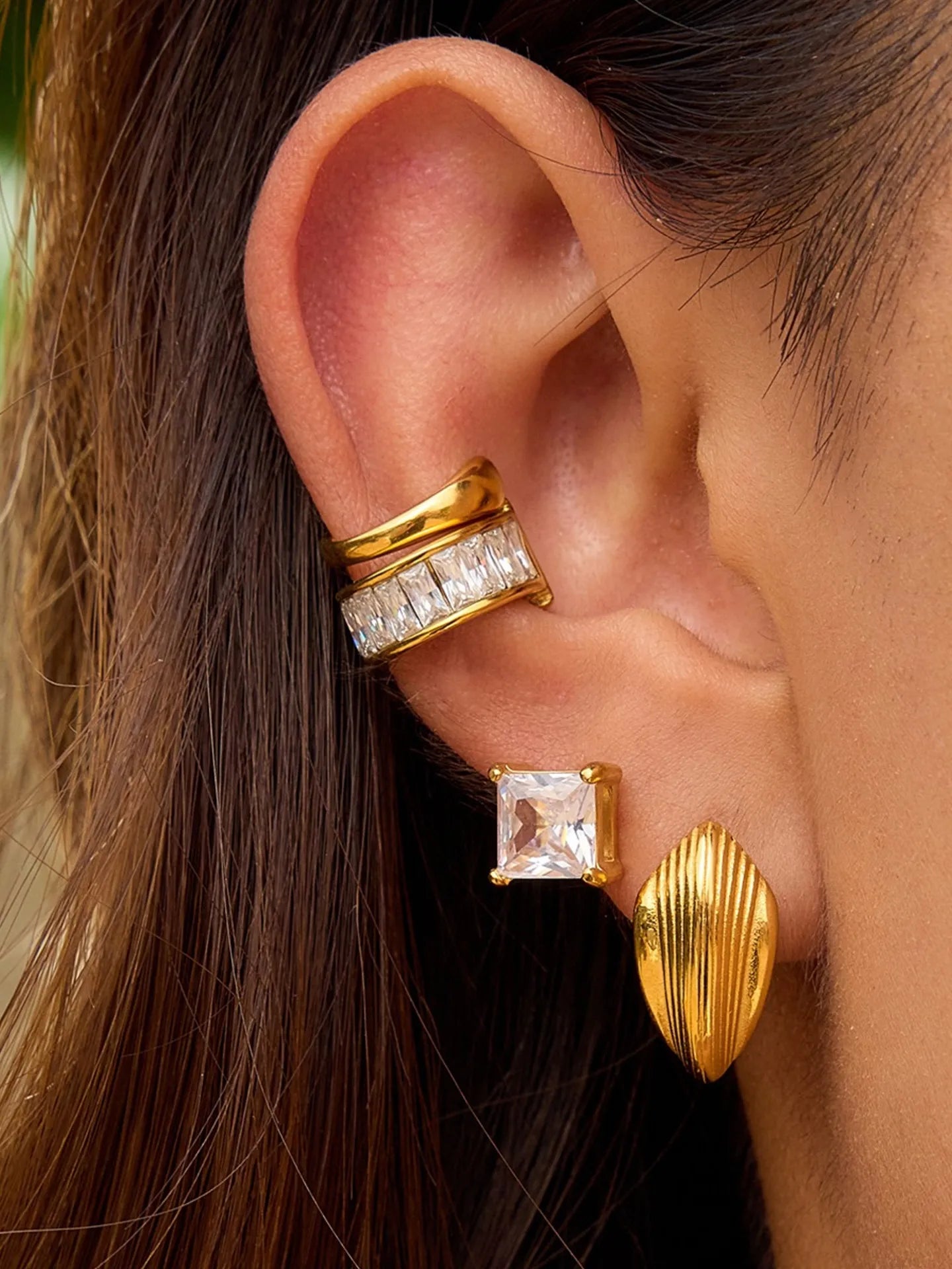 MINIMAL LUXE EARRING SET