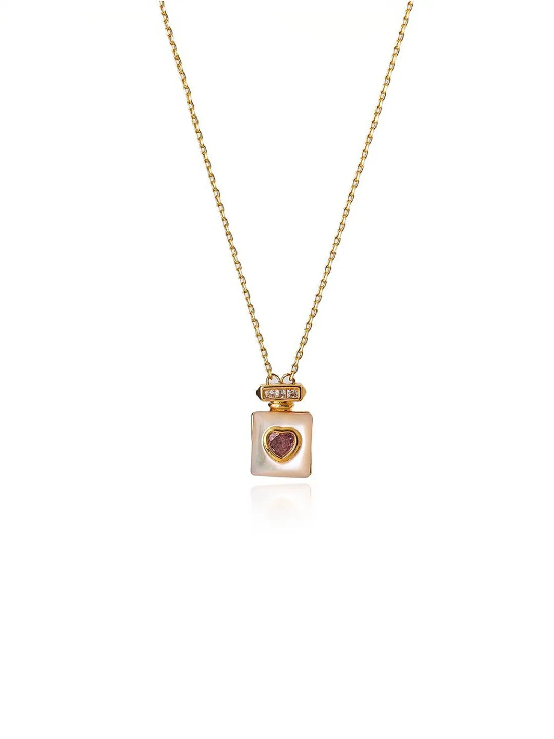 PERFUME BOTTLE NECKLACE