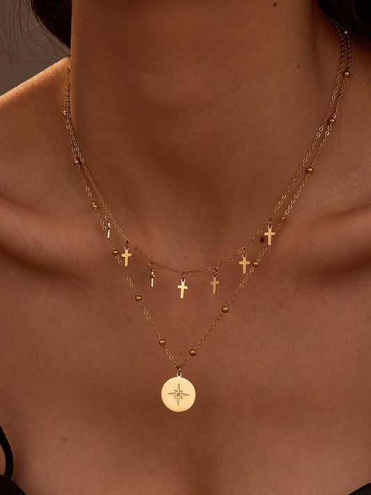 VINTAGE CROSS NECKLACE
